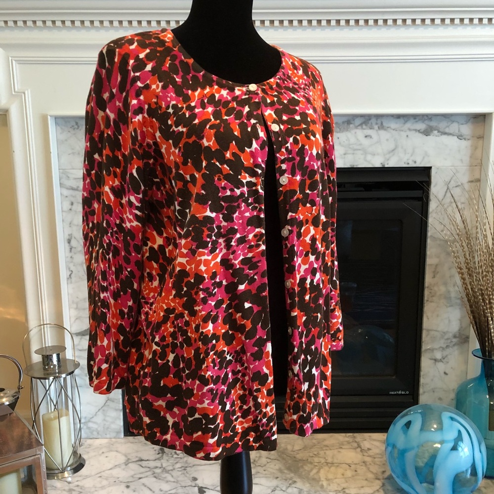 Sag Harbor Spotted Cardigan